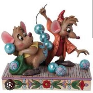 Disney Figurine with Blue and Brown Accents
